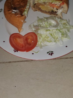 A picture of Homemade Beef Burger.
