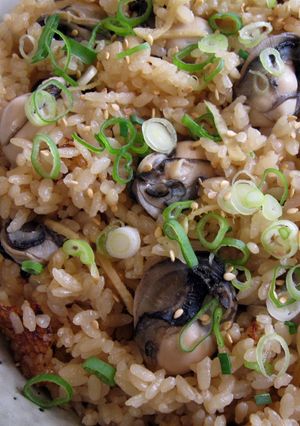 A picture of Oysters Takikomi Gohan.