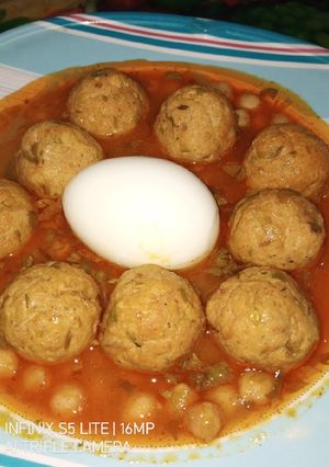A picture of لاہوری کوفتہ چنے.