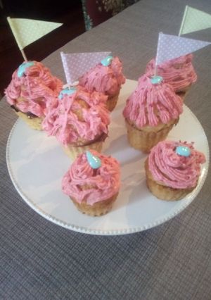 Una foto de Cupcakes de la princesa