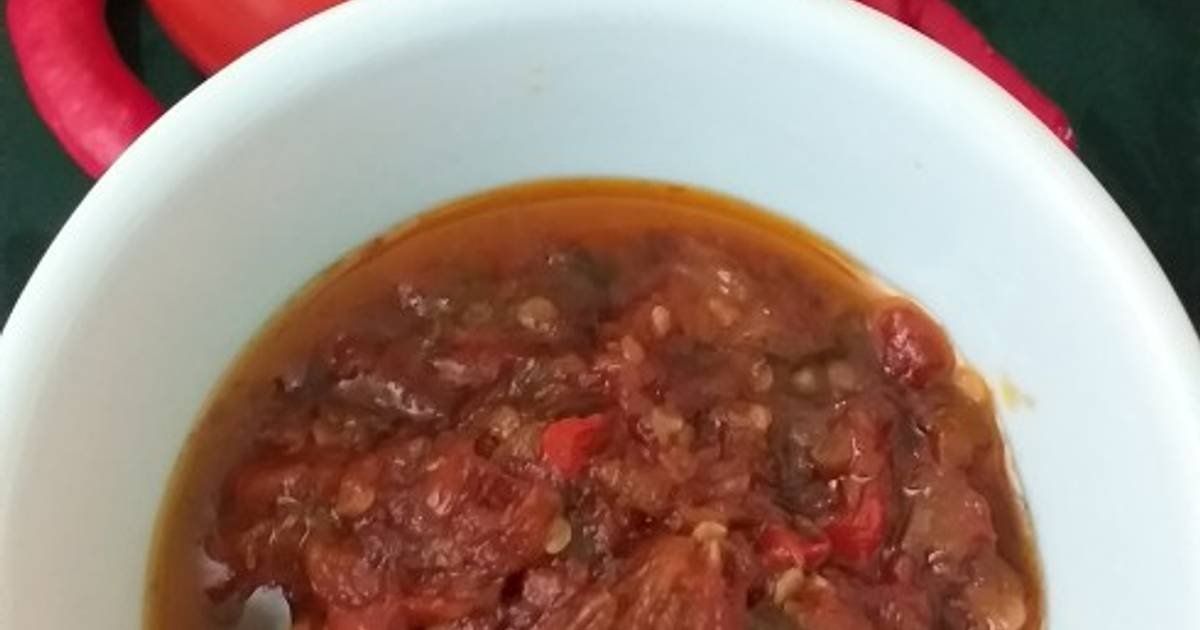  Resep  Sambal  terasi  goreng  maknyus oleh Vifya kitchen 