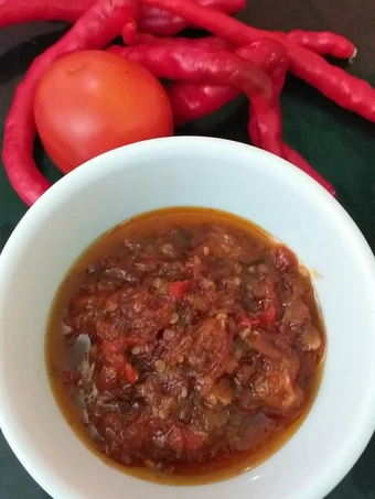 Cara Gampang Membuat Resep 2. Sambal terasi goreng maknyus yang Bisa Manjain Lidah Anti Ribet, Uenak Banget