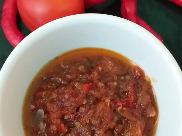 Cara Gampang Membuat Resep 2. Sambal terasi goreng maknyus yang Bisa Manjain Lidah Anti Ribet, Uenak Banget