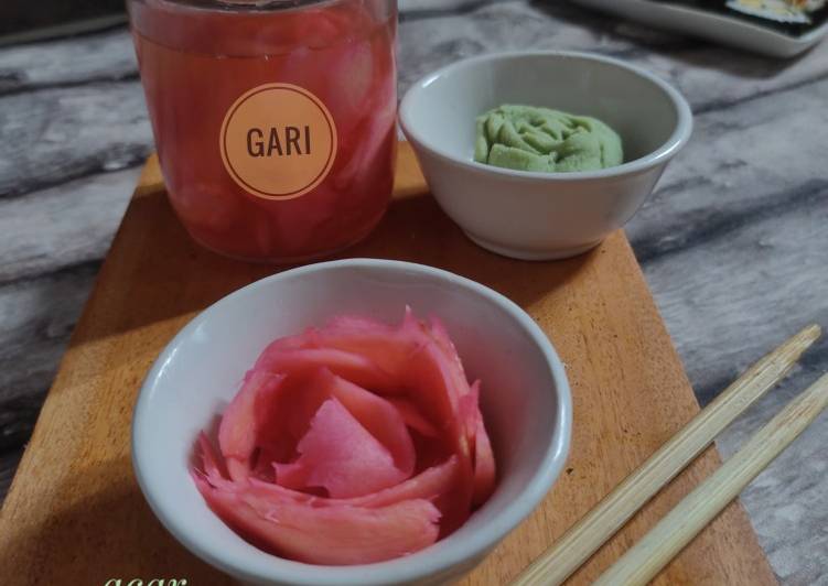 Langkah Mudah untuk Membuat GARI (acar jahe Jepang) yang Lezat Sekali