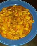 Guiso de fideos coditos