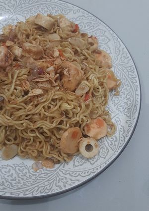 Foto resep Mie Goreng Nyemek Simple