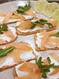 Tostas de Salmão Fumado