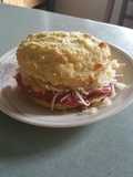 Reuben Biscuit Sandwiches