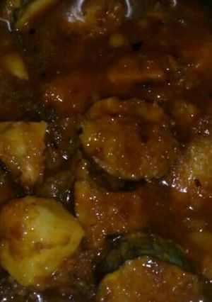 Foto resep Terong kentang crispy kuah asam manis