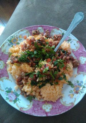 Una foto de Arroz de Vaina con Vaina