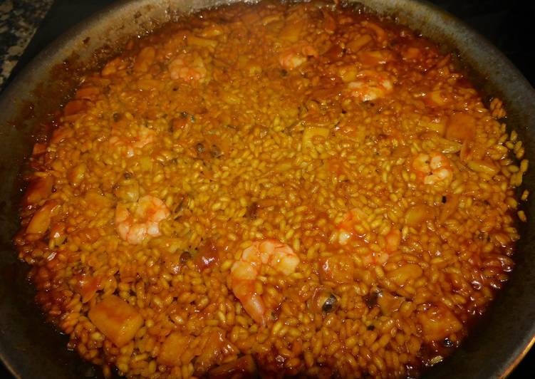 Arroz señoret a mi manera