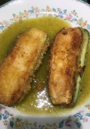 Una foto de Milhojas de calabacitas