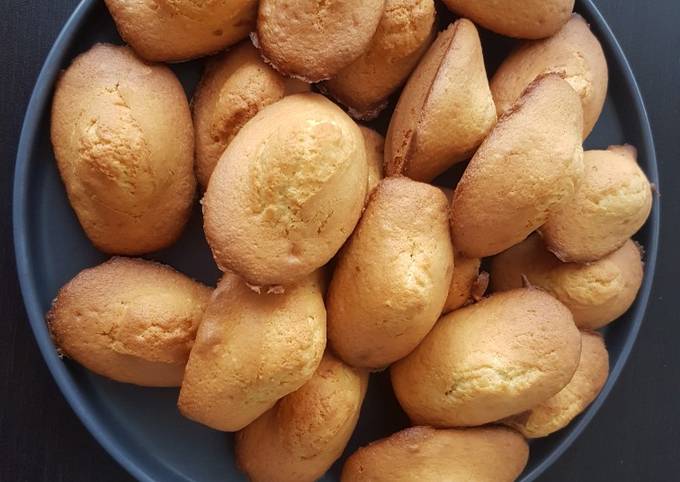 Madeleines (allégées en beurre)