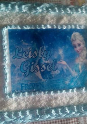 Una foto de Torta de frozen