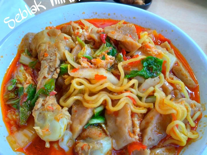 Langkah Gampang Membuat Resep #Seblak Mikul pedas pol yang Lezat Sekali Anti Ribet, Sempurna