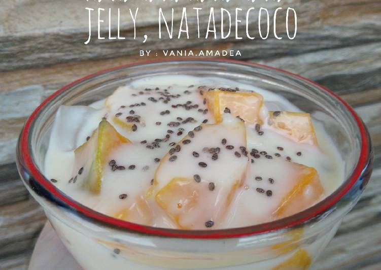 Salad Mangga, Jelly, Natadecoco