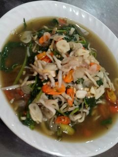 Foto resep Tumis / Oseng Kangkung Teri Nasi Pedas