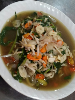 Foto resep Tumis / Oseng Kangkung Teri Nasi Pedas