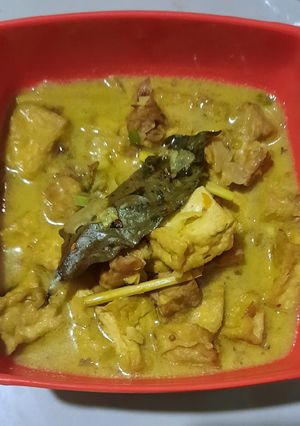 Foto resep Tempe tahu santan