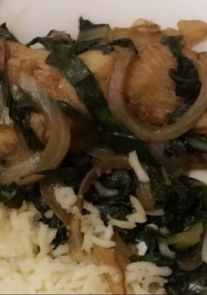 Una foto de Fajitas de Pollo con Espinacas