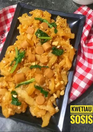 Foto resep Kwetiau Sosis