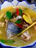 หัวปลาสากต้มยำน้ำใส