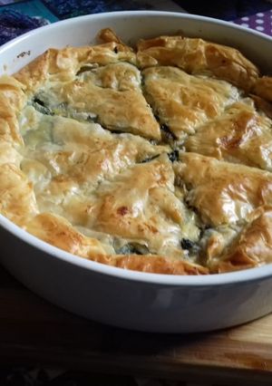 Spanakopita (Görög spenótos rétes) recept fotója