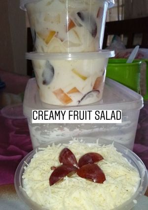 Foto resep Creamy fruit salad..