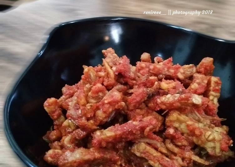 15. Teri Tempe Kriuk Balado #BikinRamadanBerkesan