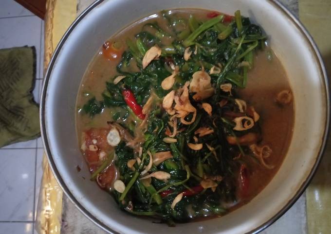 Resep Oseng Kangkung asem pedas Anti Gagal