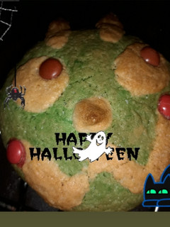 Una foto de Cookies de terror de té verde Matcha