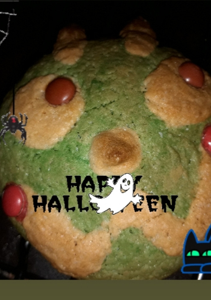Una foto de Cookies de terror de té verde Matcha