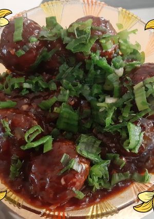 A picture of Veg Manchurian.