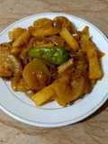 Kudu and aloo bujia 🥔🧅🥒