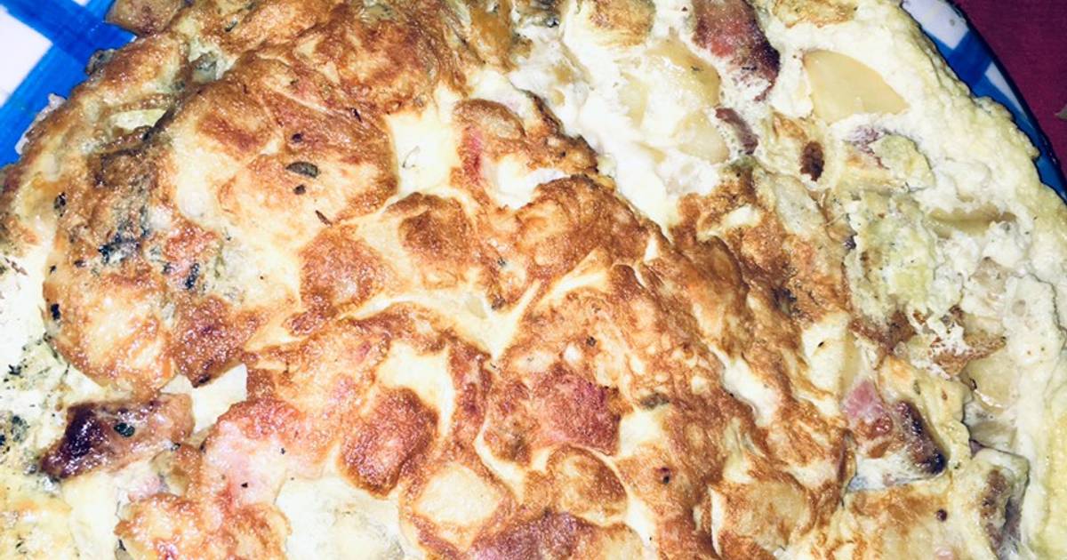 Tortilla De Papas Hervidas Al Horno