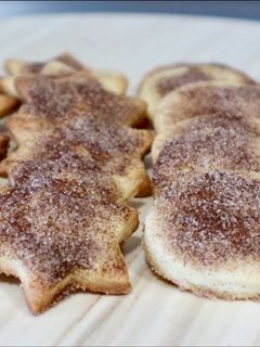 Una foto de Galletas de mantequilla y canela SIN HUEVO