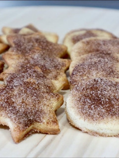 Una foto de Galletas de mantequilla y canela SIN HUEVO