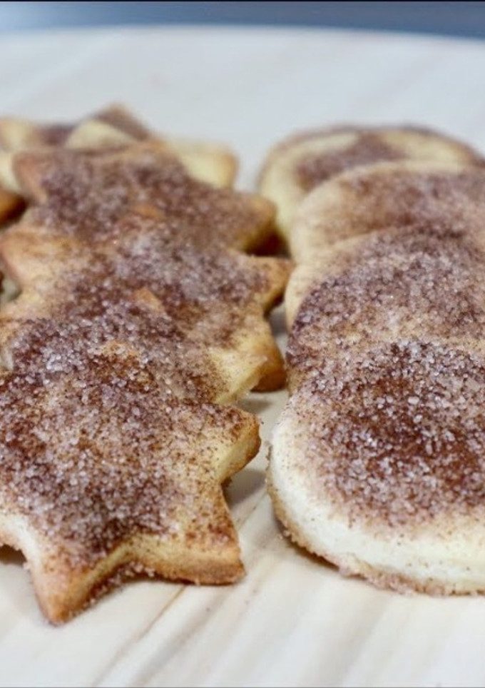 Una foto de Galletas de mantequilla y canela SIN HUEVO