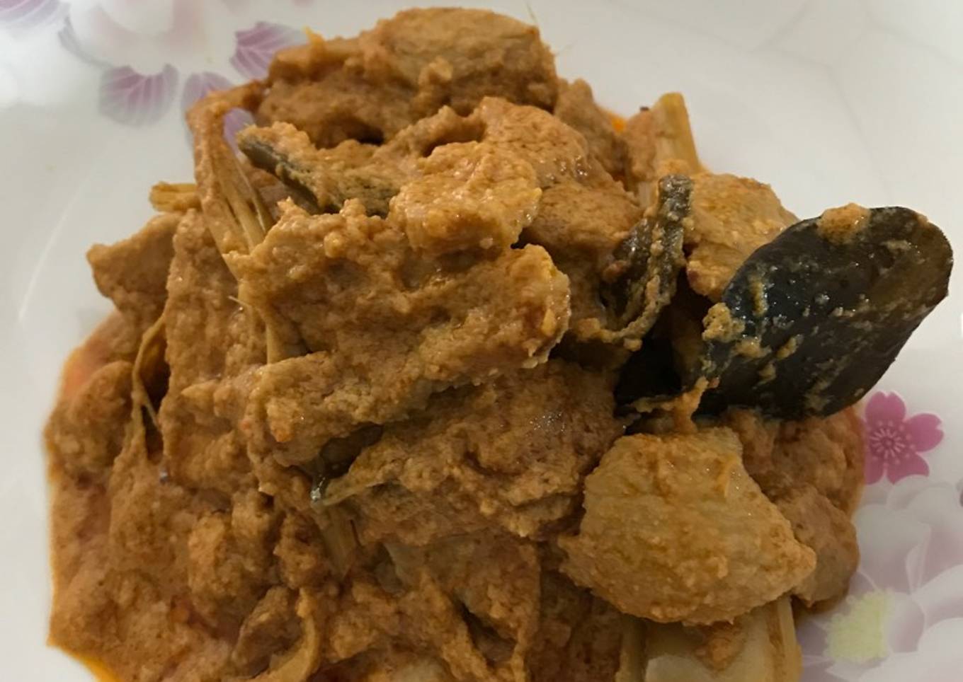 Rendang jawa (pork)