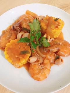 Foto resep Udang Cumi Saus Padang