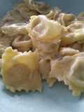 Raviole chèvre miel
