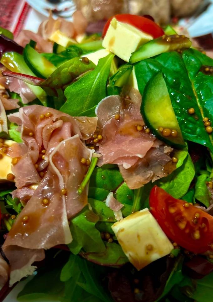 Салат з хамоном🥗
