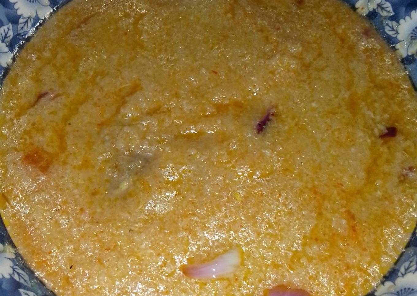 Easiest Way to Prepare Homemade Paten garri(garri porridge)