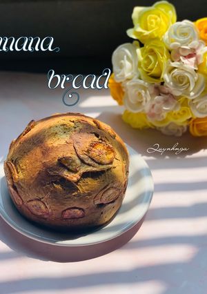 Hình của món Bánh mì chuối (làm từ men tự nuôi).