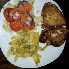 A picture of Fish Fillet n Chips#Fish Contest.