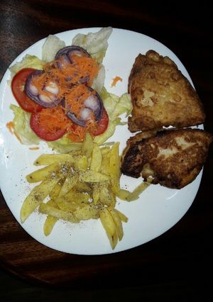 A picture of Fish Fillet n Chips#Fish Contest.
