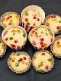 Eggless tutti frutti muffins