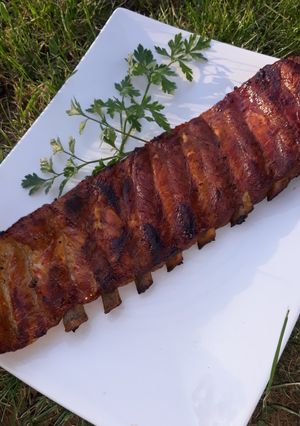 O poză a rețetei Coaste de porc la cuptor.