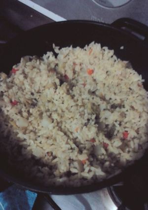Una foto de Arroz a la jardinera tradicional