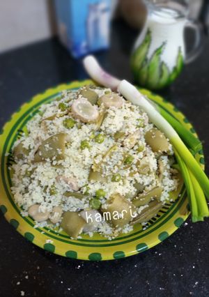 صورة لوصفة مسفوف الفول و الجلبانة